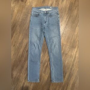 Faherty Women's Sz 31 Jeans Light Wash Straight Leg Denim Soft EUC